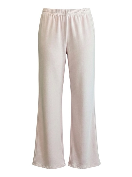Good American Pants - NWT 2XL Plus Good American Cotton Candy Pink Fleece Velour Wide Leg Sweatpants